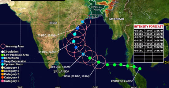 Tropical System in Bay of Bengal