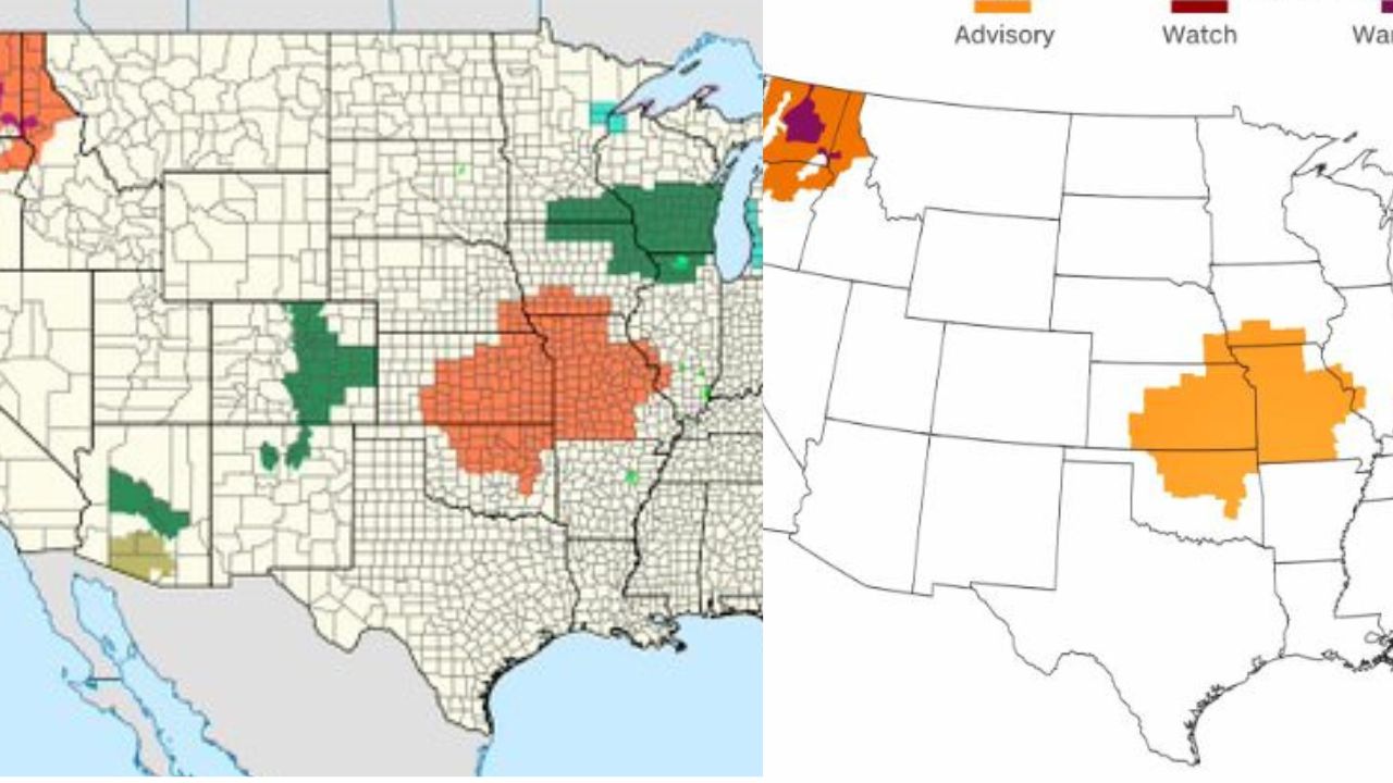 Flood and Heat Risk in US